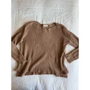 BB Dakota Warm Tan Knit Sweater
